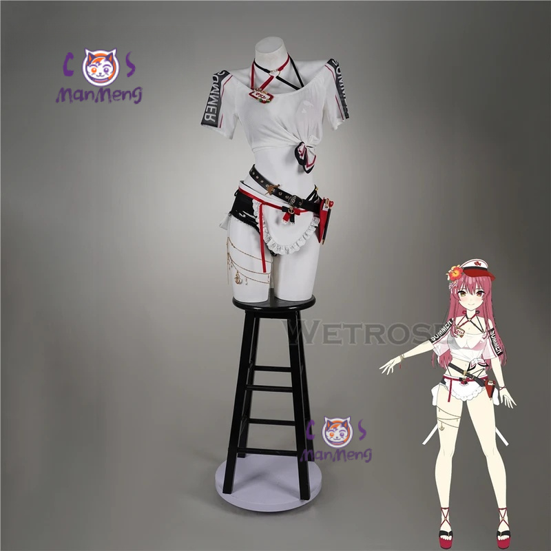 Anime Hololive Vtuber Houshou  - Anime Marin Cosplay review and price
