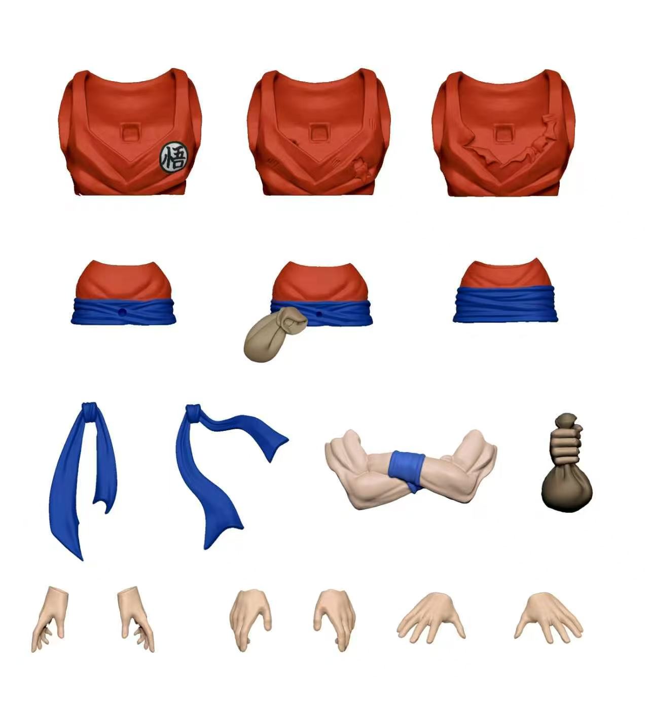 New DBZ Clothes Belt Crossed A - Dragon Ball Saiyan Armor review and price