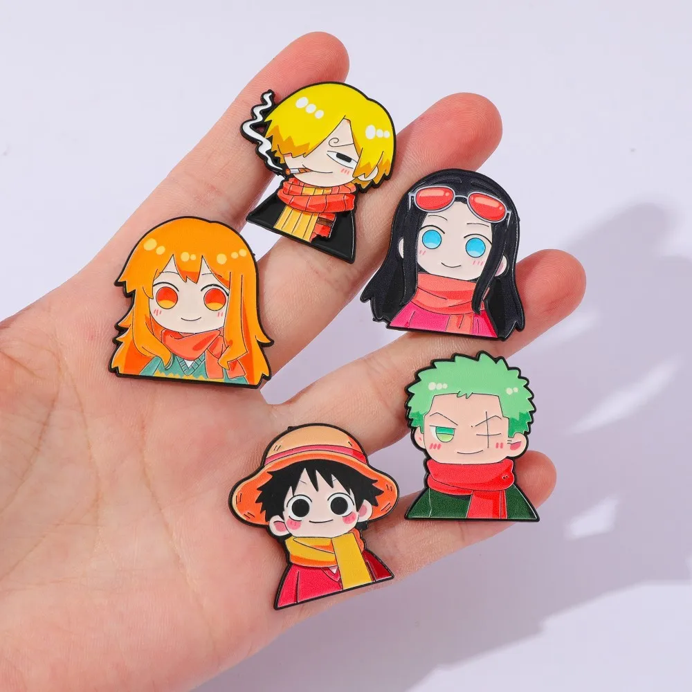 5 Pcs Cute Anime Cartoon Brooc - Cosplay Anime Zoro review and price