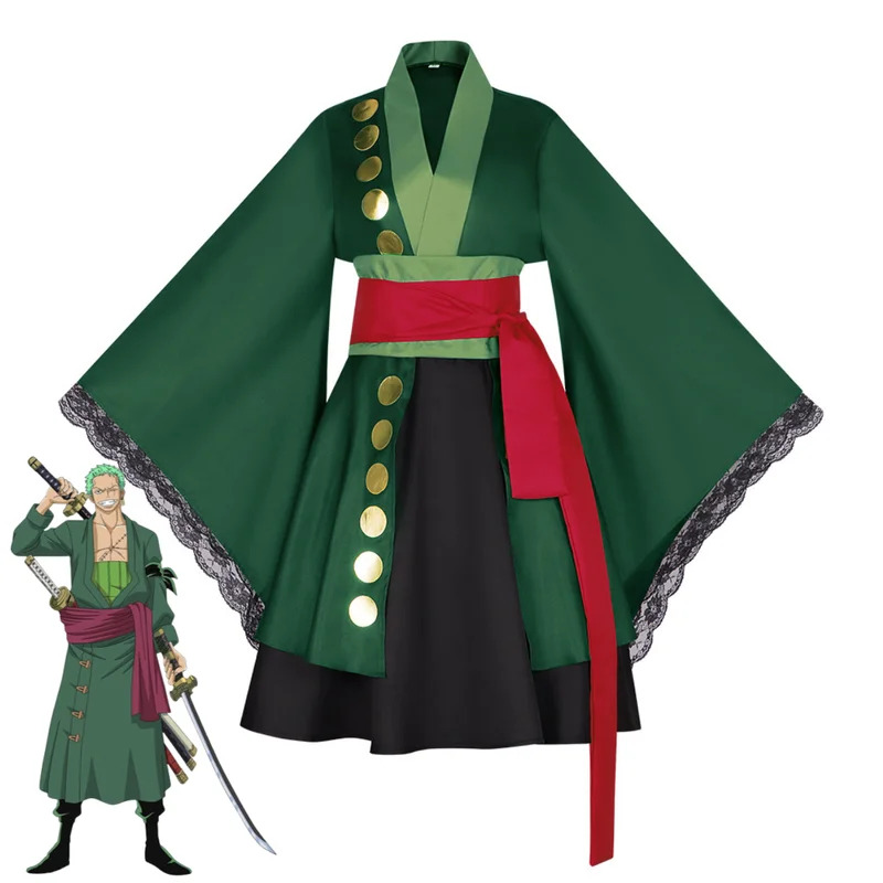 2025 aaa Anime Roronoa Zoro Co - Anime Zoro Cosplay Female review and price