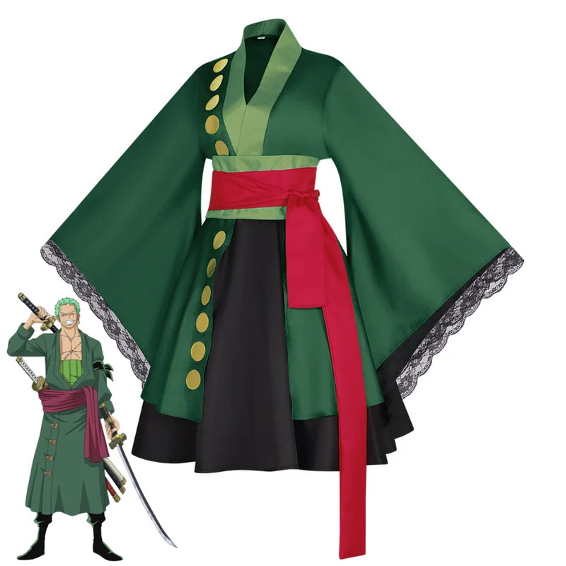 2025 aaa Anime Roronoa Zoro Co - Anime Zoro Cosplay Female review and price