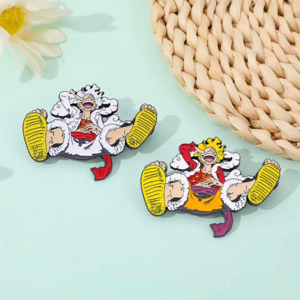 2 Pcs Anime Derivatives Brooch - Anime Cosplay One Piece review and price