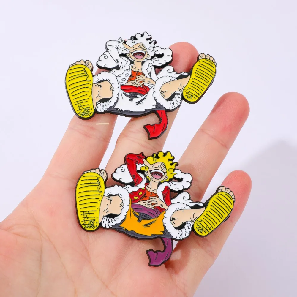 2 Pcs Anime Derivatives Brooch - Anime Cosplay One Piece review and price