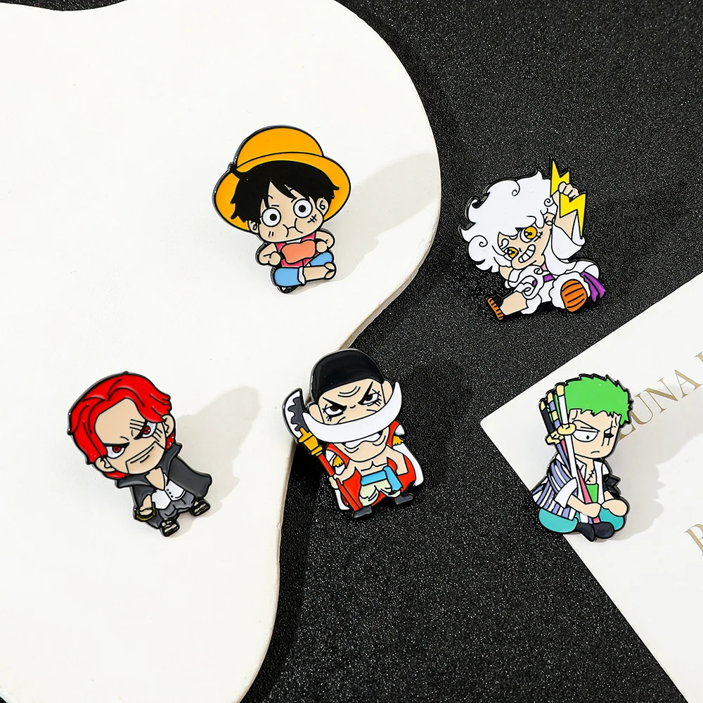 5 Pcs Personality Brooch Cute  - Cosplay Anime Zoro review and price