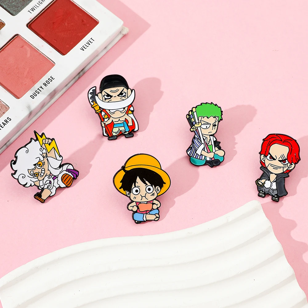 5 Pcs Personality Brooch Cute  - Cosplay Anime Zoro review and price