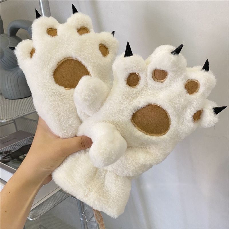 Thick Velvet Cat Claw Gloves W - Anime Cosplay Thick review and price