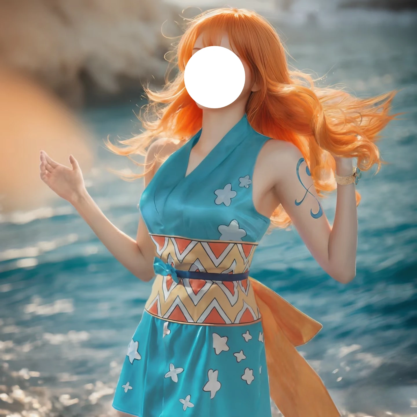 Nami Cosplay Costumes Wig Japa - Anime Cosplay One Piece review and price
